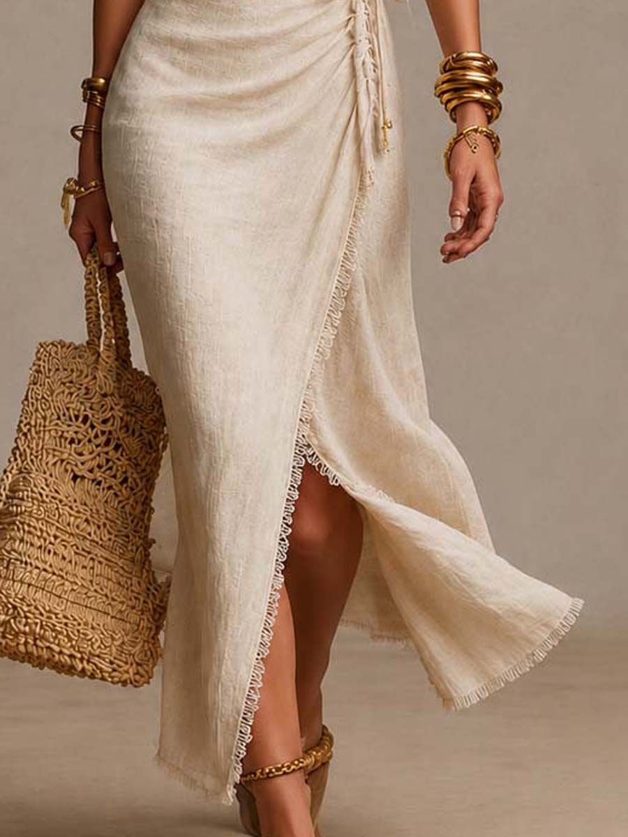 Vestido Midi Louise de Lino