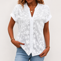 Blusa Isabelle Bordada de Algodón