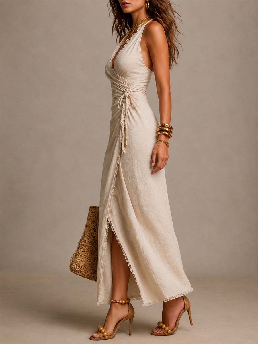 Vestido Midi Louise de Lino