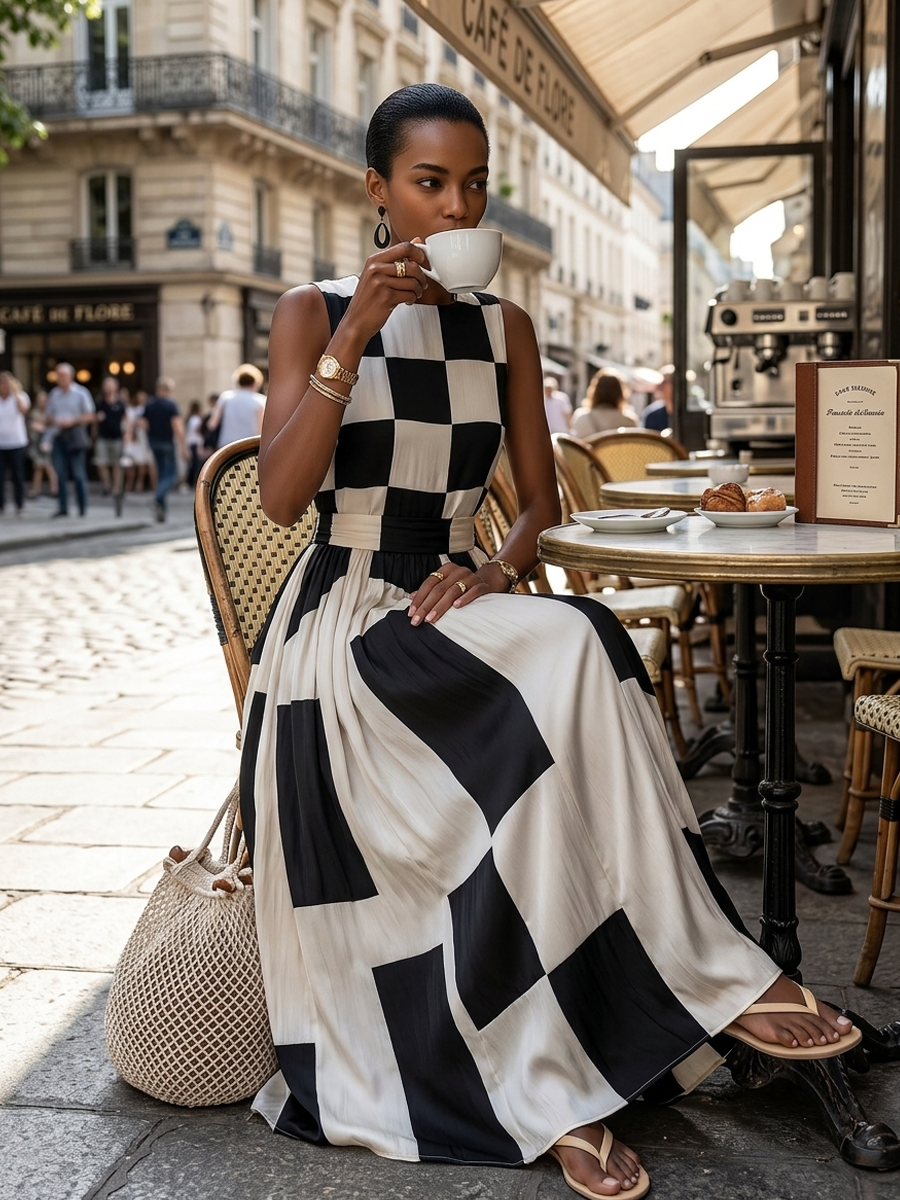 Vestido Gabrielle Riviera Luxe