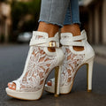 Valentine | Tacones Elegantes de Encaje