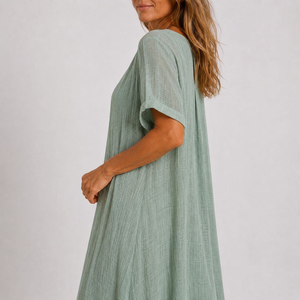 Vestido Violette Largo y Fluido