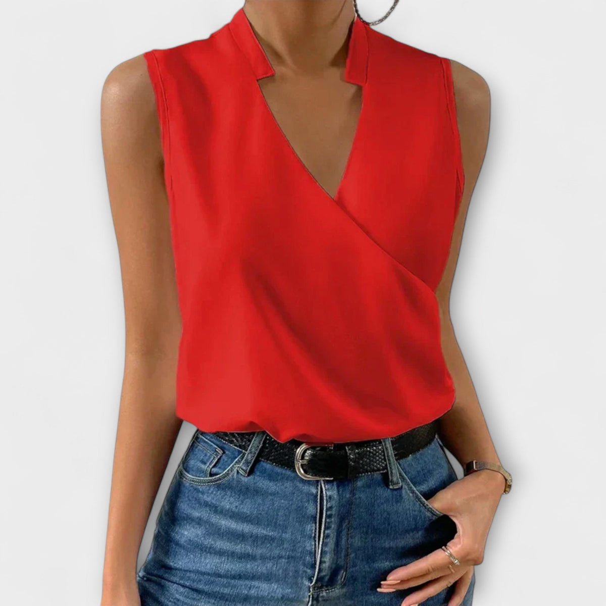 Loretta | Top Sofisticado con Escote en V