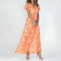 Vestido Juliette Largo con Estampado Floral