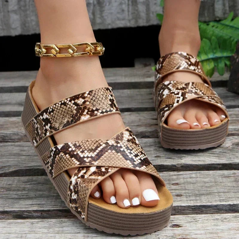 Jada | Sandalias ortopédicas de cuero de alta calidad