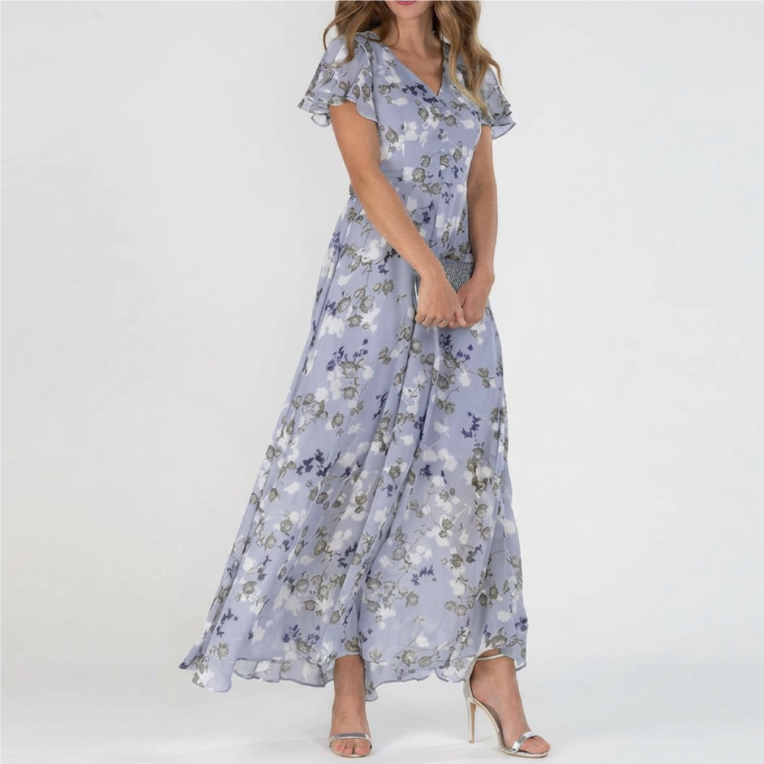 Vestido Juliette Largo con Estampado Floral